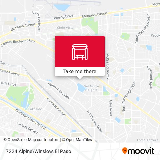 7224 Alpine\Winslow map