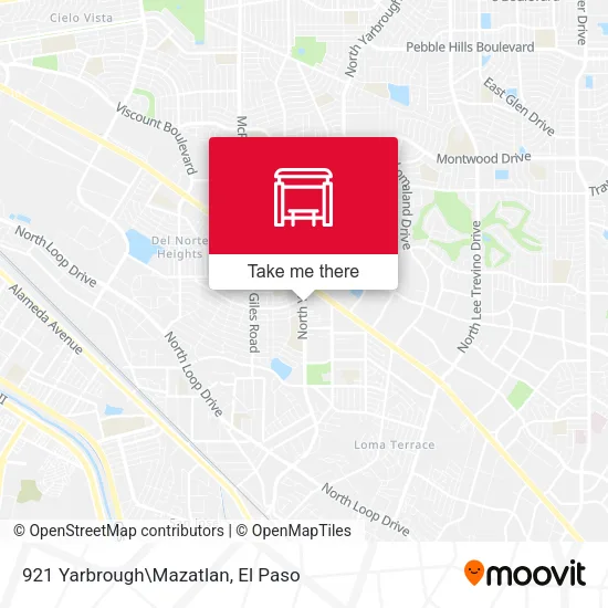 Mapa de 921 Yarbrough\Mazatlan