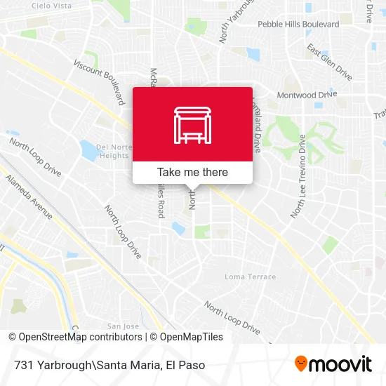 Mapa de 731 Yarbrough\Santa Maria