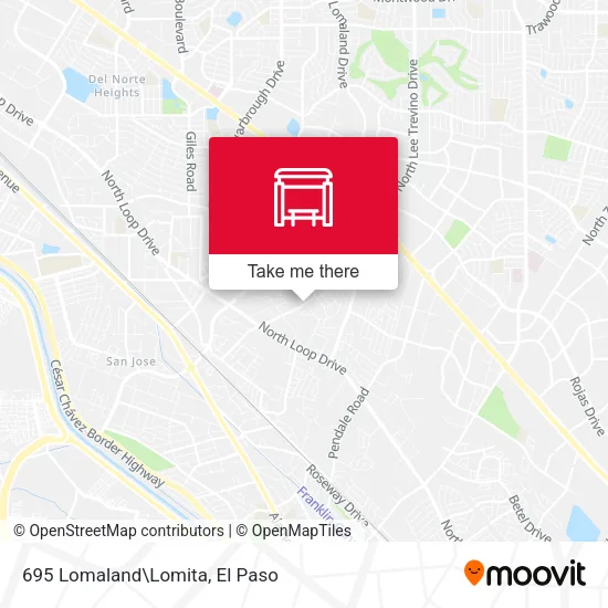 Mapa de 695 Lomaland\Lomita