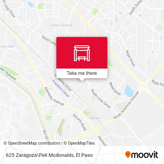 Mapa de 625 Zaragoza\Pell Mcdonalds