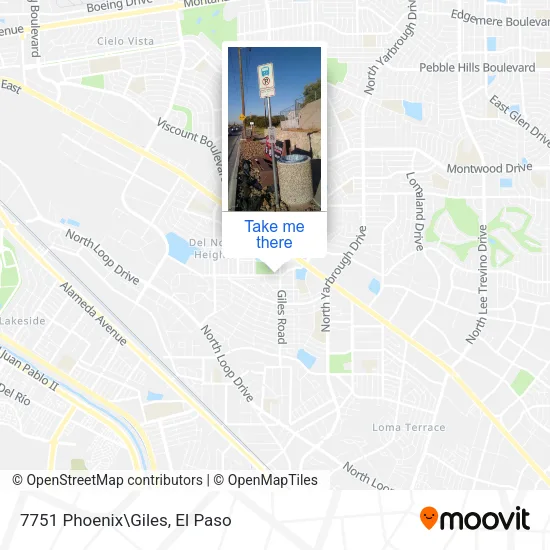 Mapa de 7751 Phoenix\Giles