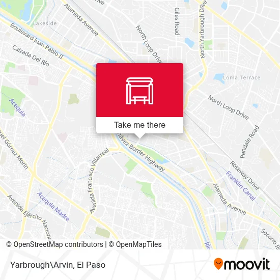 Yarbrough\Arvin map