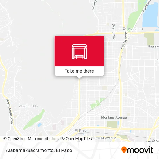 Alabama\Sacramento map