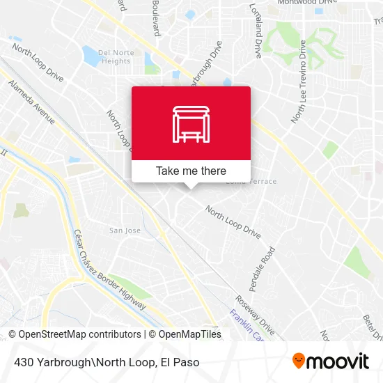 Mapa de 430 Yarbrough\North Loop