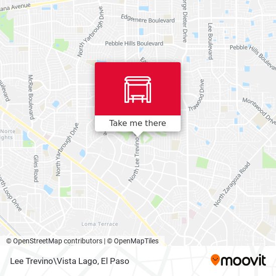 Mapa de Lee Trevino\Vista Lago