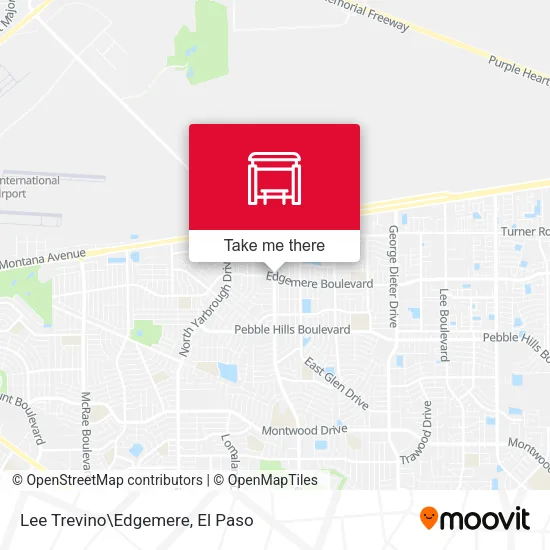 Mapa de Lee Trevino\Edgemere