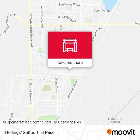Hollings\Gulfport map