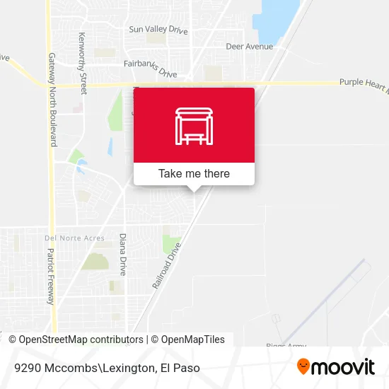Mapa de 9290 Mccombs\Lexington