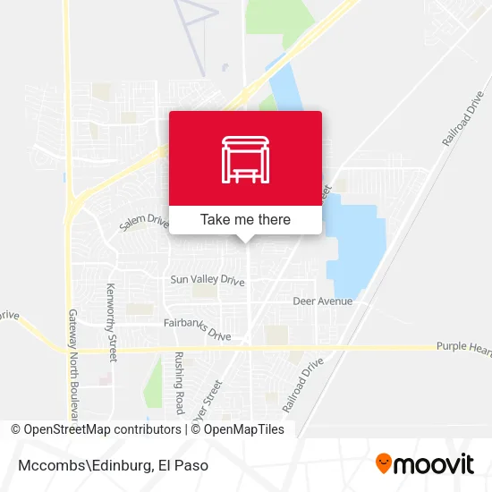 Mapa de Mccombs\Edinburg