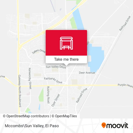 Mapa de Mccombs\Sun Valley