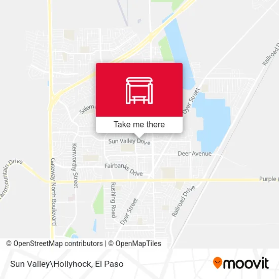 Sun Valley\Hollyhock map