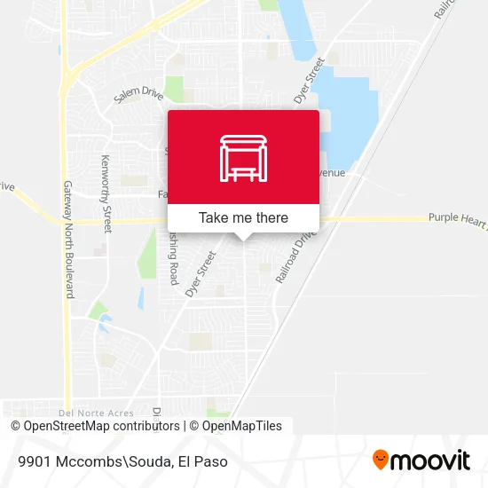 Mapa de 9901 Mccombs\Souda