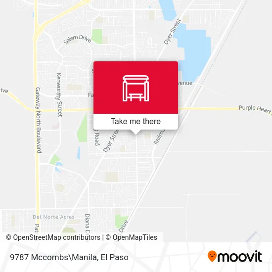 Mapa de 9787 Mccombs\Manila