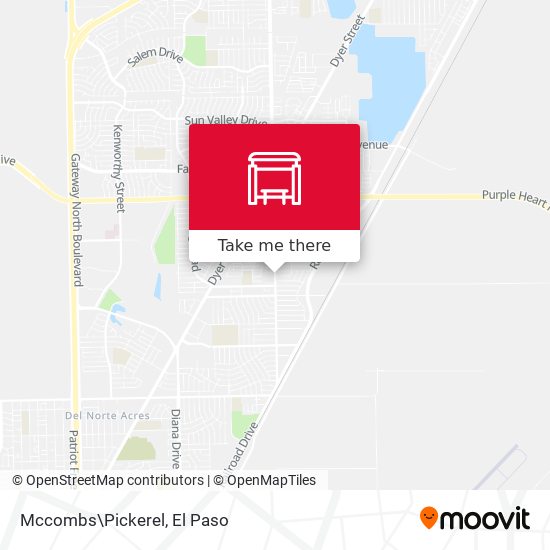 Mapa de Mccombs\Pickerel