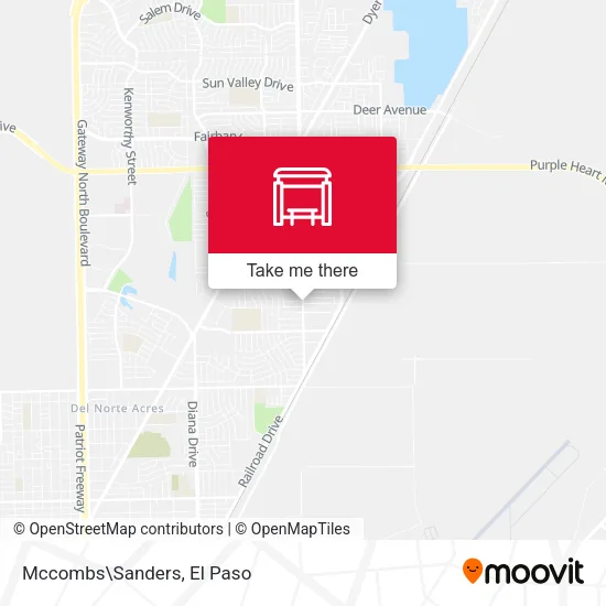 Mapa de Mccombs\Sanders