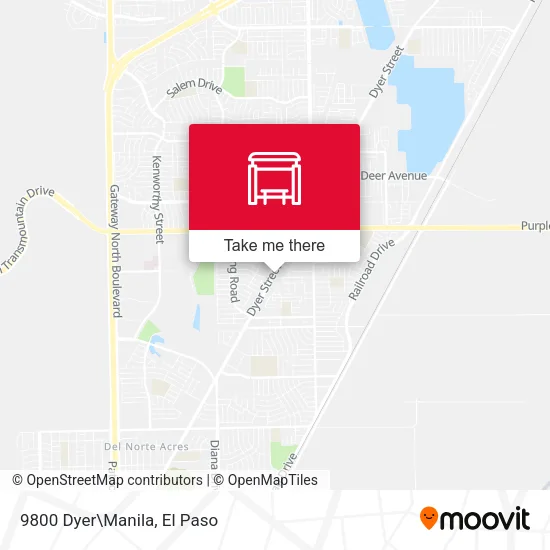 Mapa de 9800 Dyer\Manila
