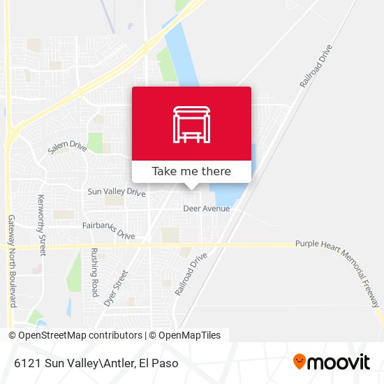 Mapa de 6121 Sun Valley\Antler