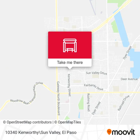 Mapa de 10340 Kenworthy\Sun Valley