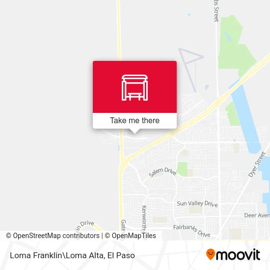 Mapa de Loma Franklin\Loma Alta