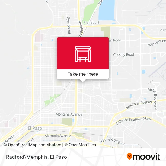 Mapa de Radford\Memphis