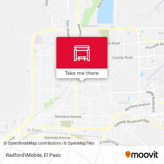 Radford\Mobile map