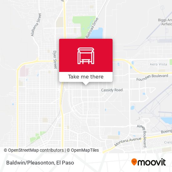 Mapa de Baldwin/Pleasonton