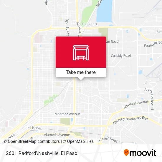 Mapa de 2601 Radford\Nashville