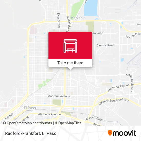 Mapa de Radford\Frankfort