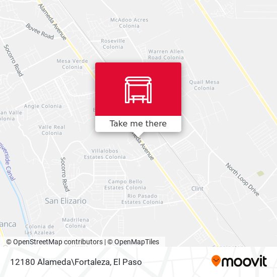 12180 Alameda\Fortaleza map