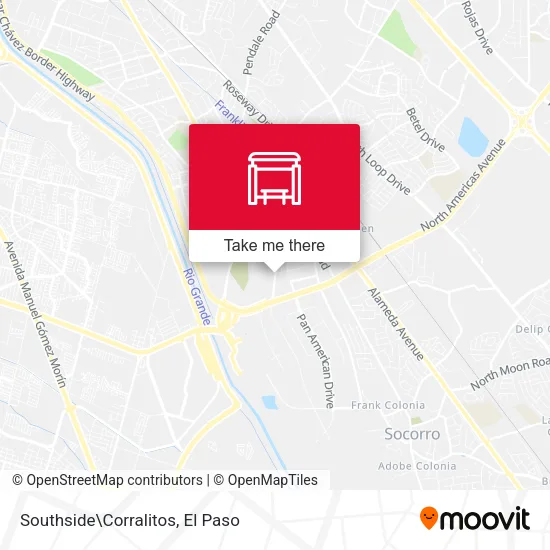 Mapa de Southside\Corralitos