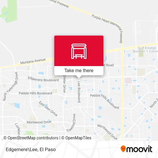 Mapa de Edgemere\Lee