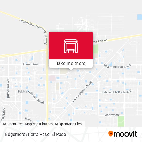 Edgemere\Tierra Paso map