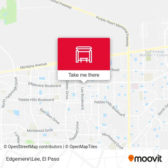 Mapa de Edgemere\Lee