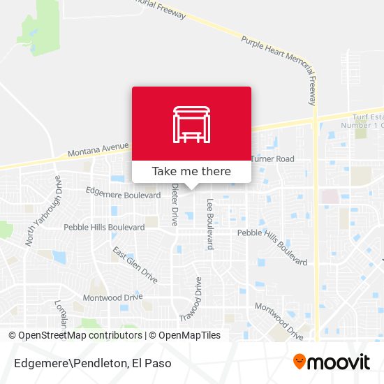 Mapa de Edgemere\Pendleton