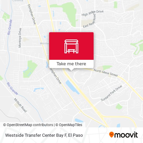 Westside Transfer Center Bay F map