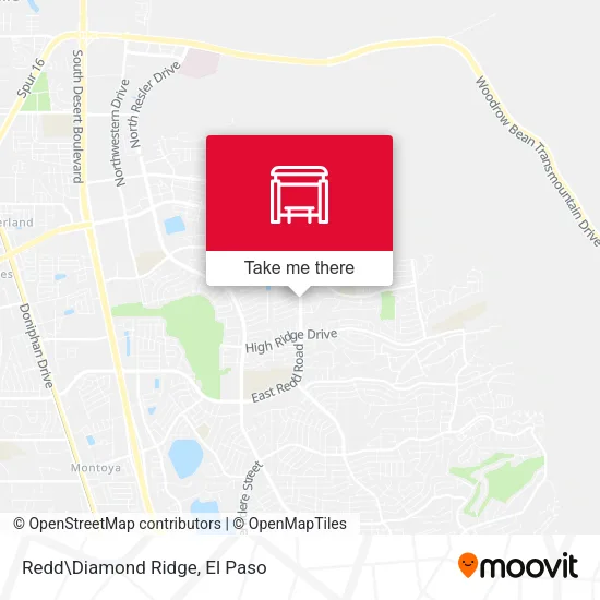 Mapa de Redd\Diamond Ridge