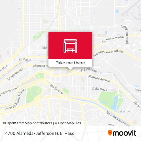 Mapa de 4700 Alameda\Jefferson H