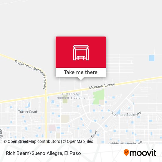 Rich Beem\Sueno Allegre map