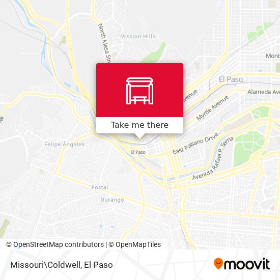 Mapa de Missouri\Coldwell