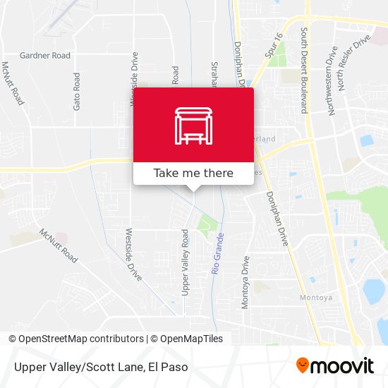 Upper Valley/Scott Lane map