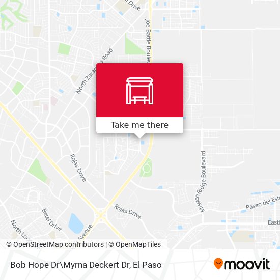 Mapa de Bob Hope Dr\Myrna Deckert Dr