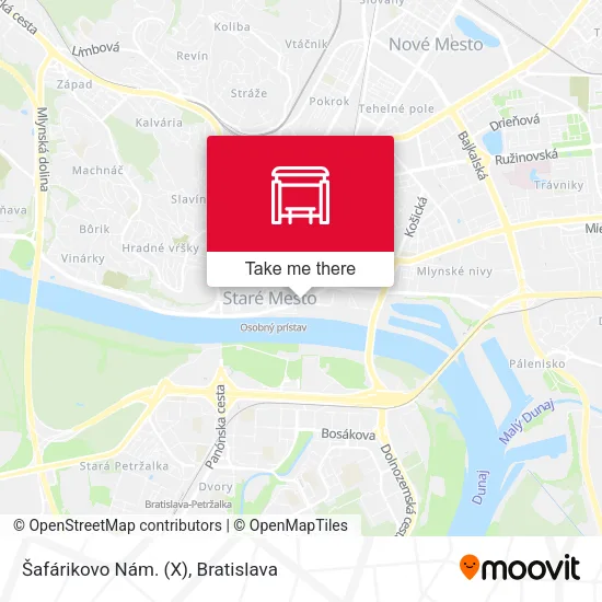 Šafárikovo Nám. (X) map