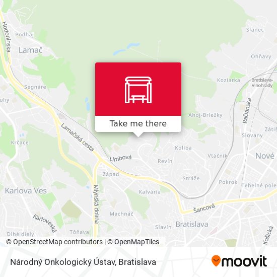 Národný Onkologický Ústav map