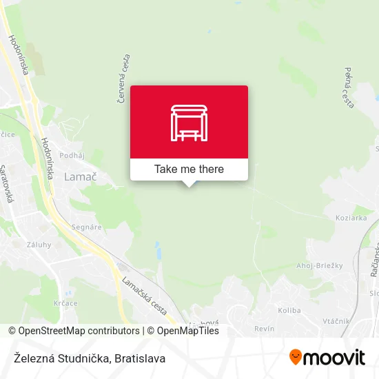 Železná Studnička map