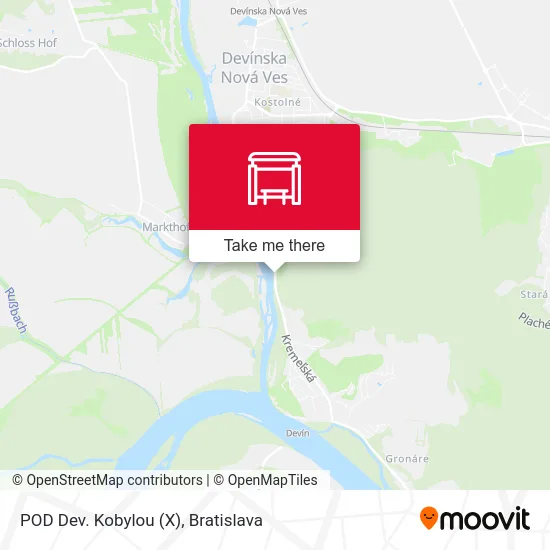 POD Dev. Kobylou (X) map