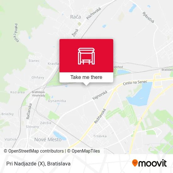 Pri Nadjazde (X) map