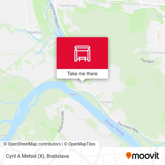 Cyril A Metod (X) map