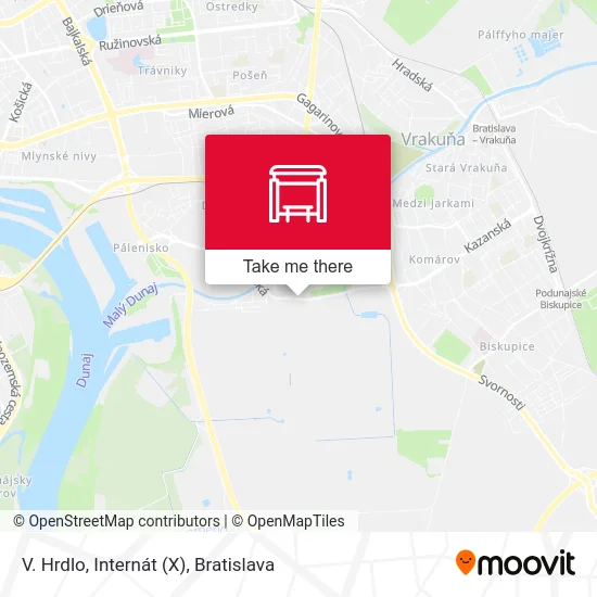 V. Hrdlo, Internát (X) map