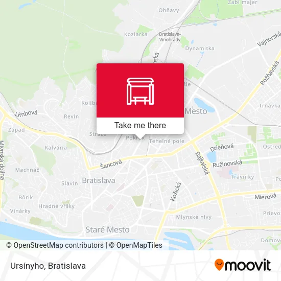 Ursínyho map
